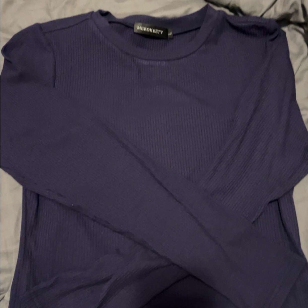 Mikoh Betty Navy Long Sleeve Top